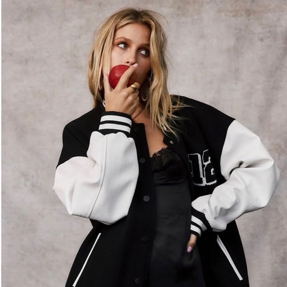 NWOT 🌟12th Tribe Letterman Jacket - Picture 5 of 13